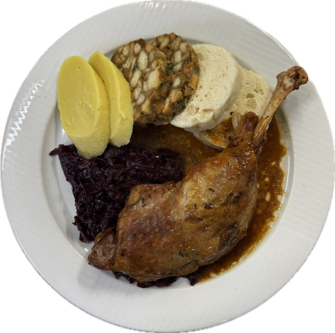 Konfitované husí stehýnko